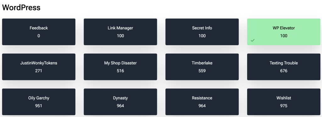 Patchstack Capture The Flag WCUS Dashboard